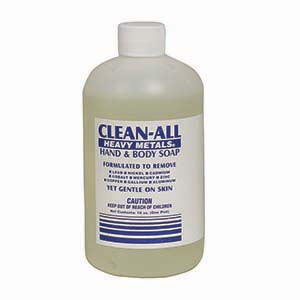 Clean-All Soap removes lead and metal residues (16oz)