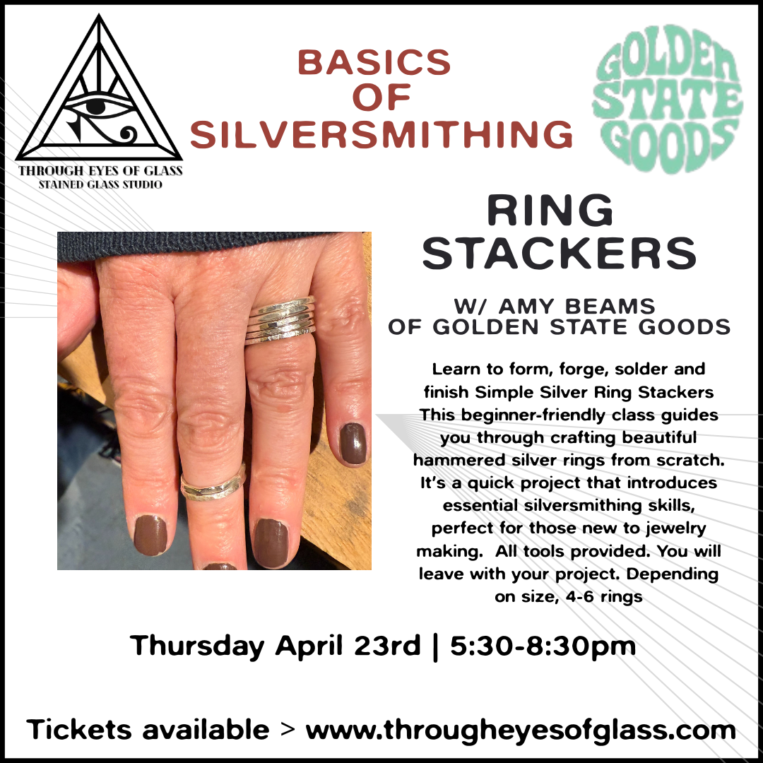Guest Workshop: Basics of Silversmithing with Amy Beams of Golden State Goods