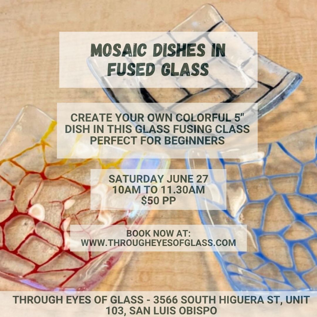 Mosaic Dishes in Fused Glass 6/27
