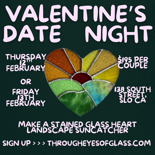 2/12/26 or 2/13/26 Valentine's Stained Glass Date Night
