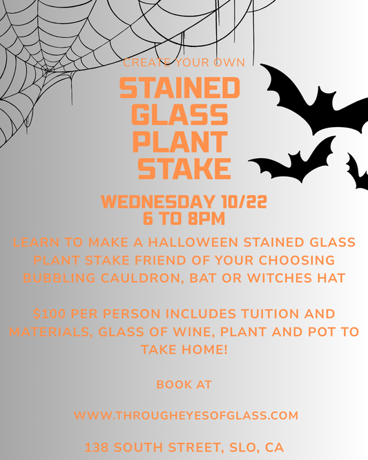 10/22 Halloween Plant Stake Class 6 to 8pm