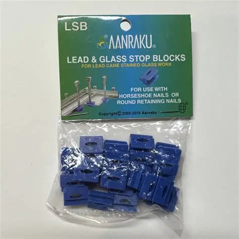 Lead Stop Blocks for Stained Glass Leaded Glass