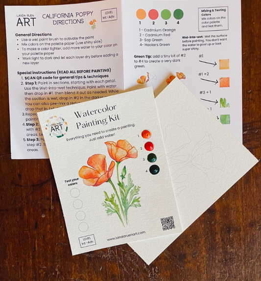 Watercolor Kit by Landa Ruen Art