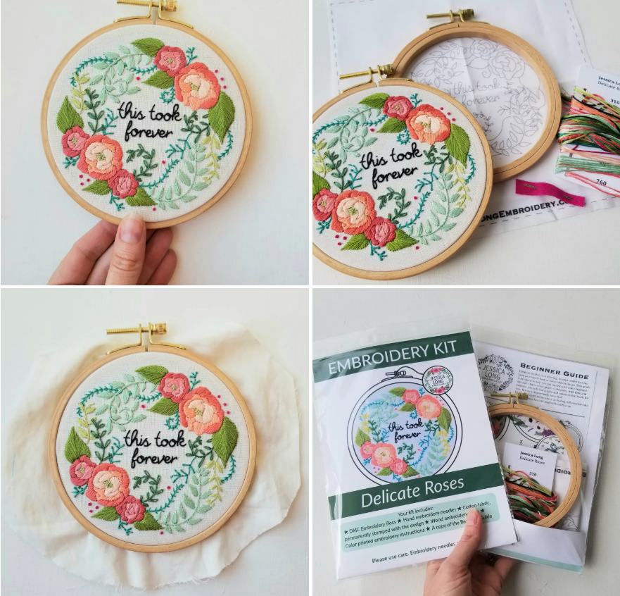 Embroidery Kits by Jessica Long Embroidery