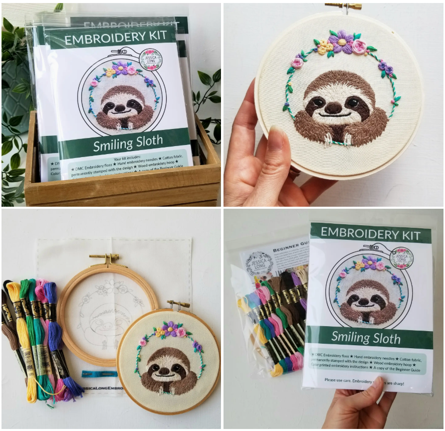 Embroidery Kits by Jessica Long Embroidery