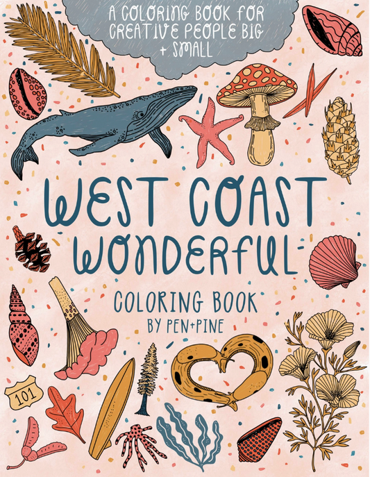 West Coast Wonderful Coloring Book