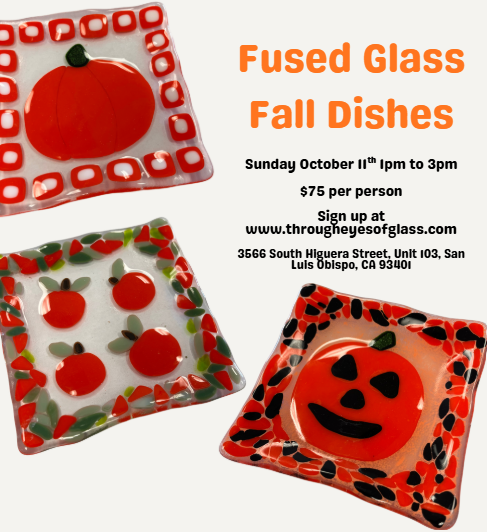Fused Glass Fall Dish Workshop