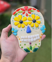Fused Glass Sugar Skulls Nov 1st 10am to 12pm