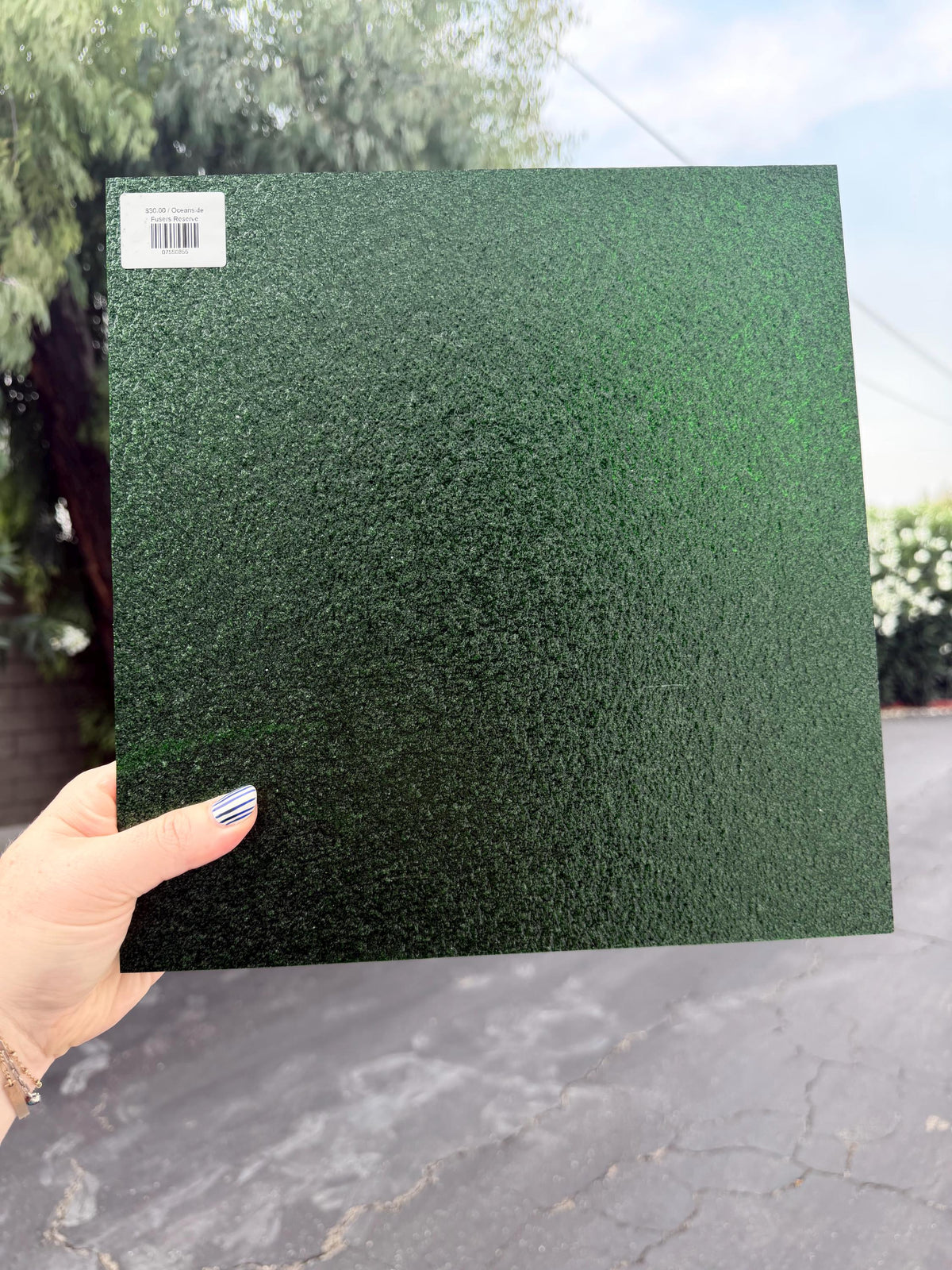 Aventurine Green Transparent Oceanside Glass, Art Glass for Stained Glass, Mosaics & Fusing, Assorted Sheets 6x6, 6x12, 12x12 OGT 128AVF
