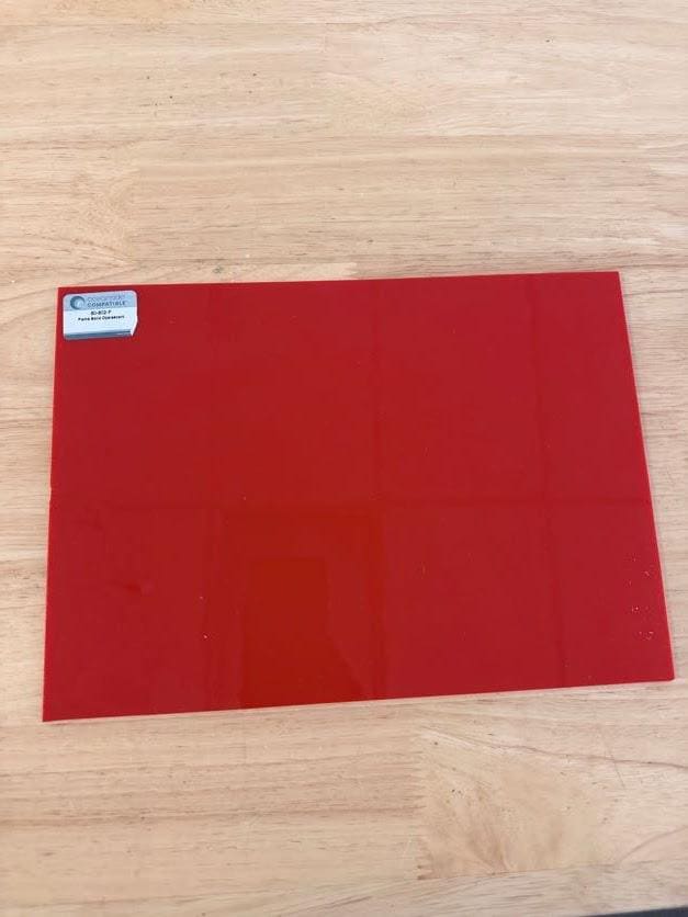 Flame Solid Opalescent Oceanside Glass, Art Glass for Stained Glass, Mosaics & Fusing, Assorted Sheets 6x6, 6x12, 12x12 60-602-F