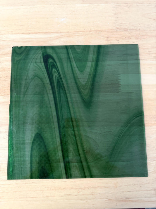 Jumanji Fusers Reserve Oceanside Glass, Art Glass for Stained Glass, Mosaics & Fusing, Assorted Sheets 6x6, 6x12, 12x12 OGT