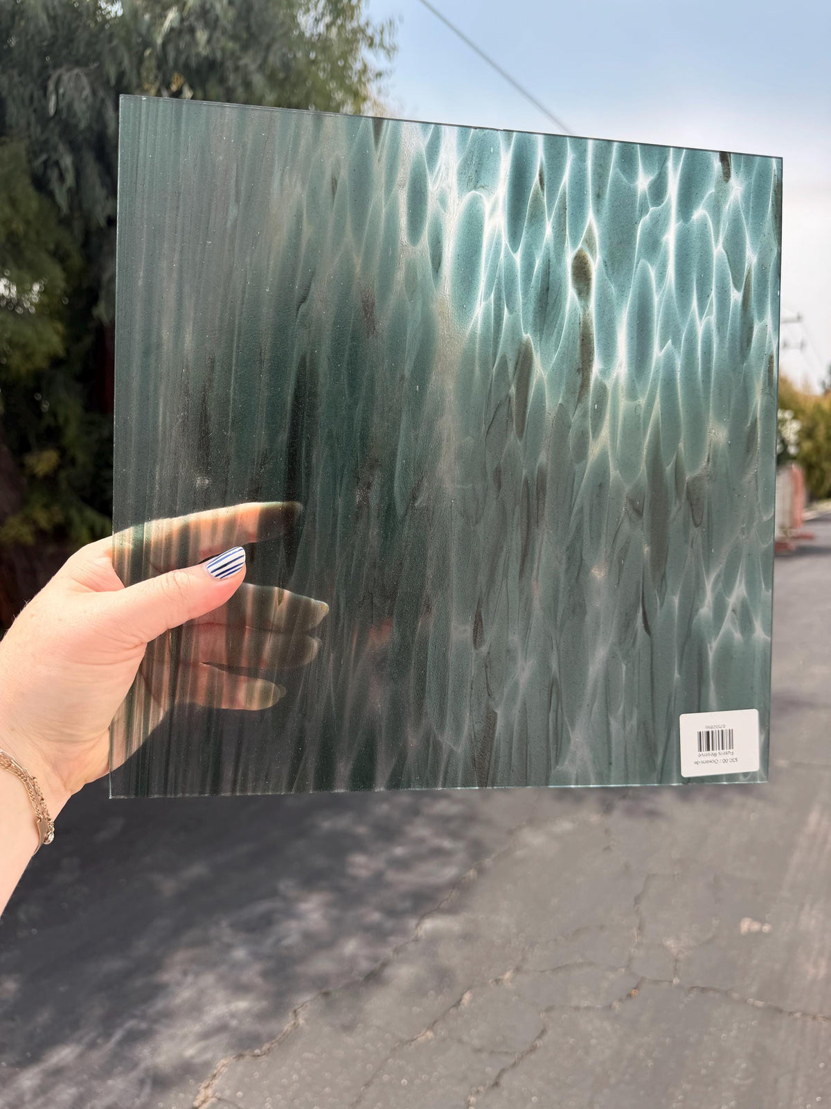 Stardust Pond Aventurine and Clear Oceanside Glass, Art Glass for Stained Glass, Mosaics & Fusing, Assorted Sheets 6x6, 6x12, 12x12 OGT