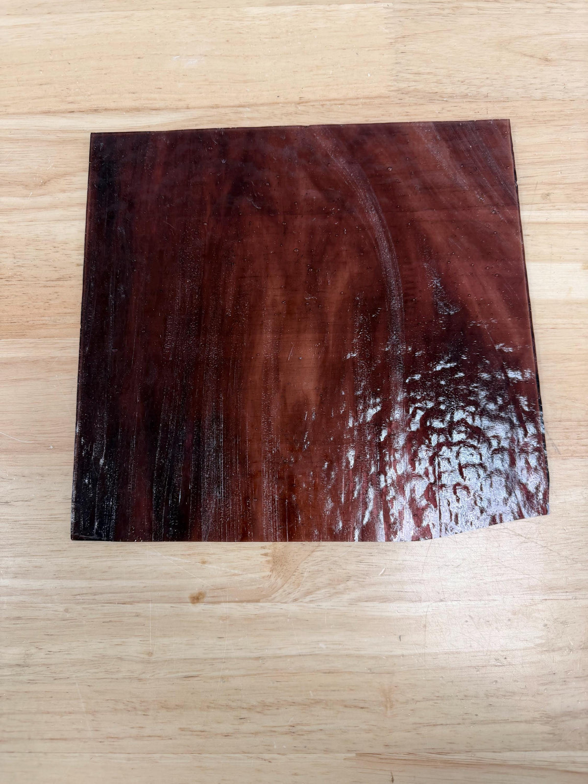 Medium Purple with Dark Purple Streaks Mystic Wissmach, Art Glass for Stained Glass, Mosaics & Fusing, Assorted Sheets 6x6, 6x12, 12x12